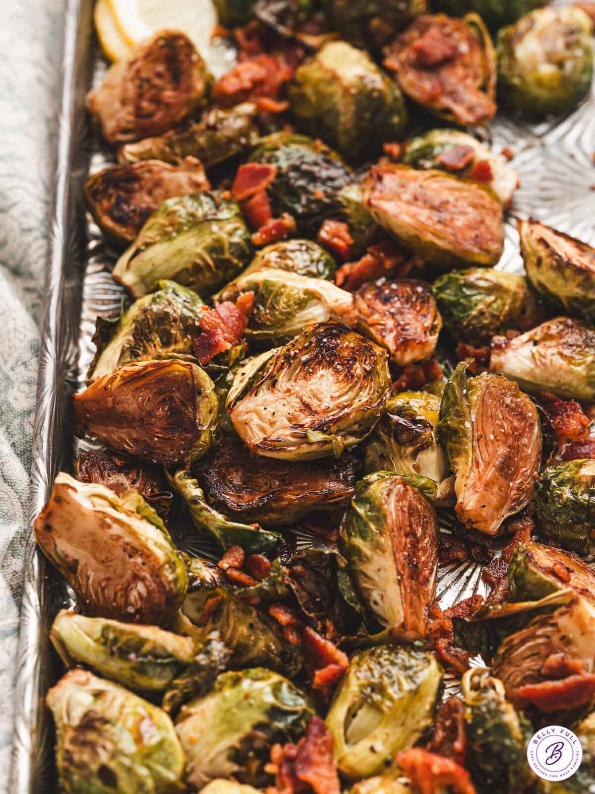 Roasted Perfection: Caramelized Bacon Balsamic Brussels Sprouts